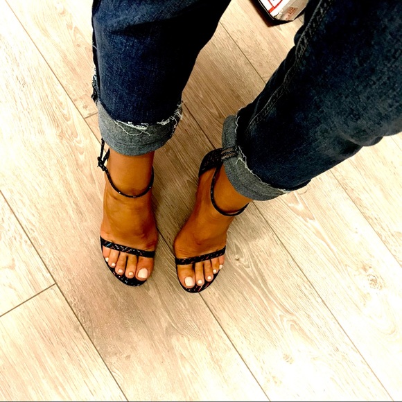 Black multicolor Stuart Weitzman nudist sandal - Picture 2 of 8